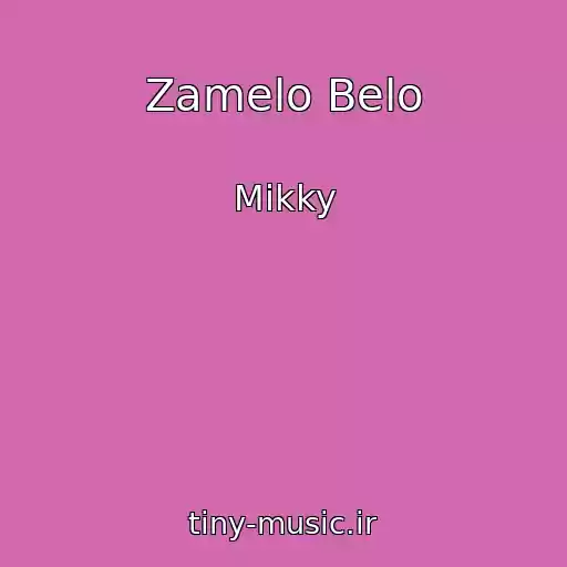 کاور آهنگ Zamelo Belo از Mikky