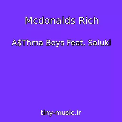 کاور آهنگ Mcdonalds Rich از A$Thma Boys Feat. Saluki