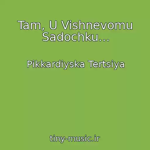 کاور آهنگ Tam, U Vishnevomu Sadochku... از Pіkkardіyska Tertsіya