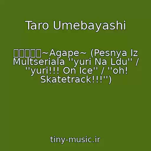 کاور آهنگ Taro Umebayashi از 愛について~Agape~ (Pesnya Iz Multseriala ''yuri Na Ldu'' / ''yuri!!! On Ice'' / ''oh! Skatetrack!!!'')