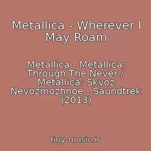 کاور آهنگ Metallica - Wherever I May Roam از Metallica - Metallica: Through The Never / Metallica: Skvoz Nevozmozhnoe - Saundtrek (2013)