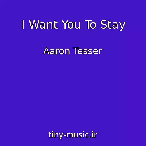 کاور آهنگ I Want You To Stay از Aaron Tesser