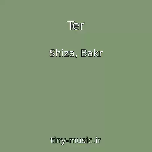 کاور آهنگ Ter از Shiza, Bakr