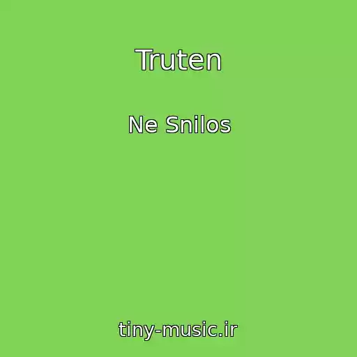 کاور آهنگ Truten از Ne Snilos