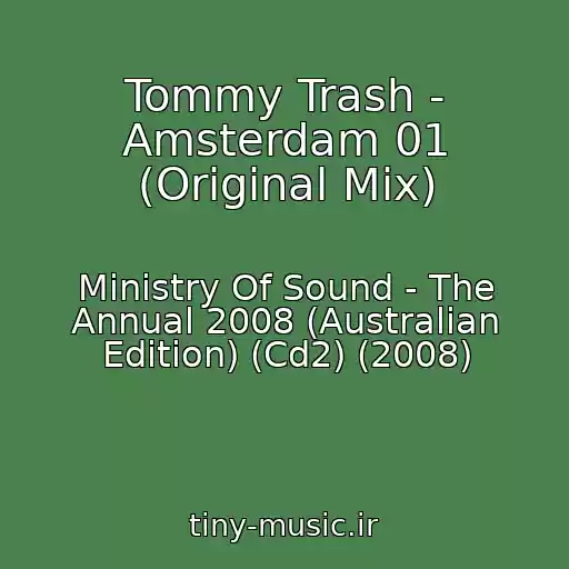 کاور آهنگ Tommy Trash - Amsterdam 01 (Original Mix) از Ministry Of Sound - The Annual 2008 (Australian Edition) (Cd2) (2008)