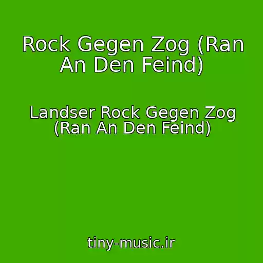 کاور آهنگ Rock Gegen Zog (Ran An Den Feind) از Landser Rock Gegen Zog (Ran An Den Feind)