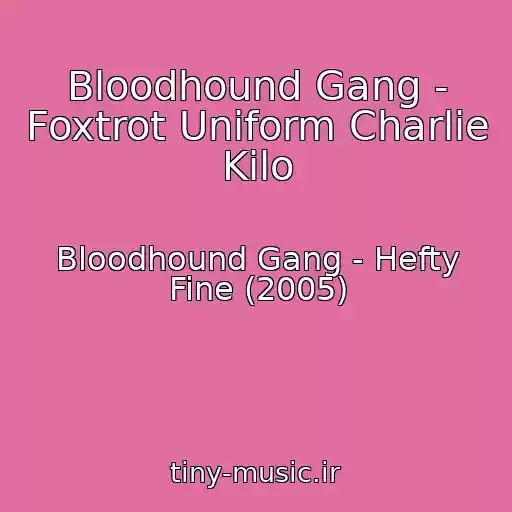 کاور آهنگ Bloodhound Gang - Foxtrot Uniform Charlie Kilo از Bloodhound Gang - Hefty Fine (2005)
