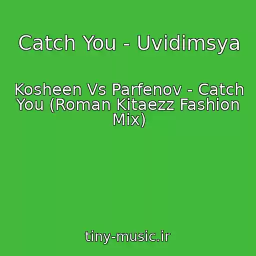 کاور آهنگ Catch You - Uvidimsya از Kosheen Vs Parfenov - Catch You (Roman Kitaezz Fashion Mix)
