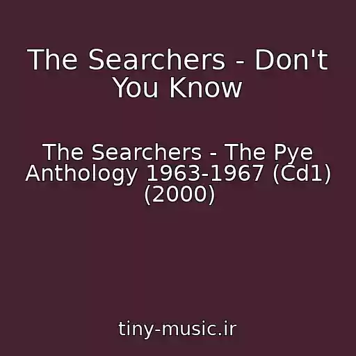 کاور آهنگ The Searchers - Don't You Know از The Searchers - The Pye Anthology 1963-1967 (Cd1) (2000)