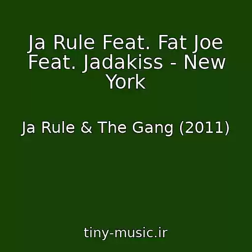 کاور آهنگ Ja Rule Feat. Fat Joe Feat. Jadakiss - New York از Ja Rule & The Gang (2011)