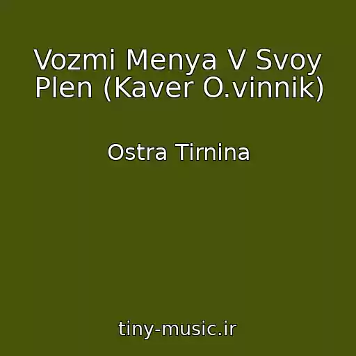 کاور آهنگ Vozmi Menya V Svoy Plen (Kaver O.vіnnik) از Ostra Tirnina