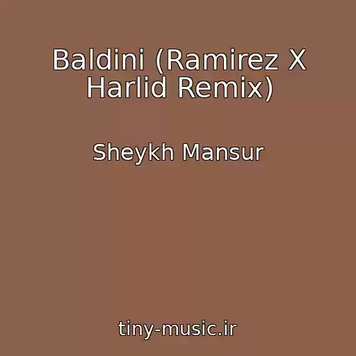 کاور آهنگ Baldini (Ramirez X Harlid Remix) از Sheykh Mansur