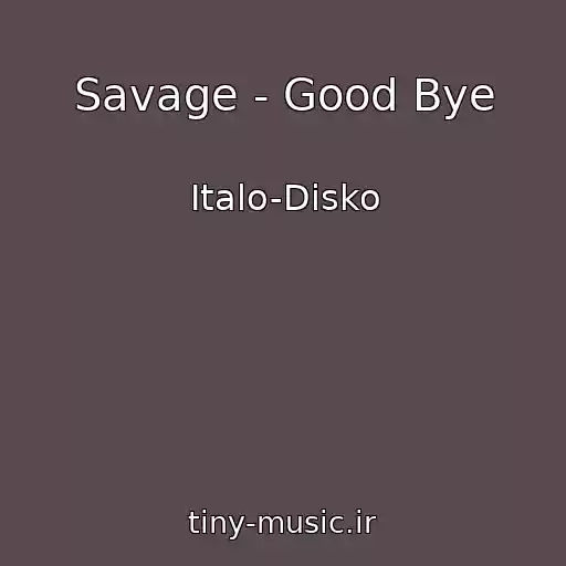 کاور آهنگ Savage - Good Bye از Italo-Disko
