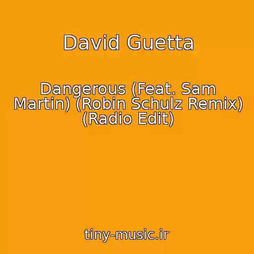 کاور آهنگ David Guetta از Dangerous (Feat. Sam Martin) (Robin Schulz Remix) (Radio Edit)