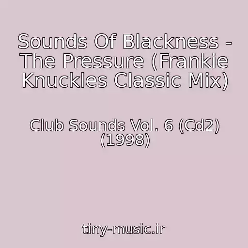 کاور آهنگ Sounds Of Blackness - The Pressure (Frankie Knuckles Classic Mix) از Club Sounds Vol. 6 (Cd2) (1998)