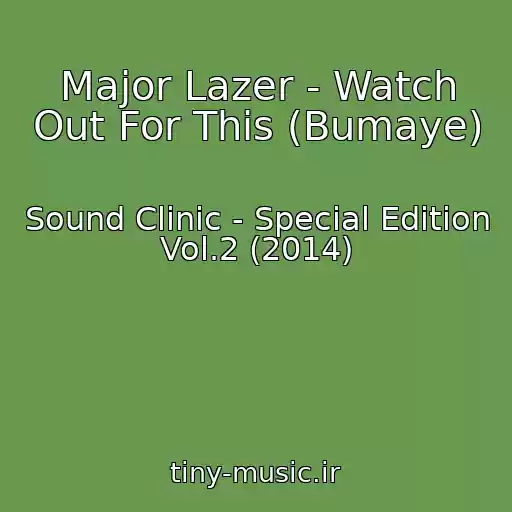 کاور آهنگ Major Lazer - Watch Out For This (Bumaye) از Sound Clinic - Special Edition Vol.2 (2014)