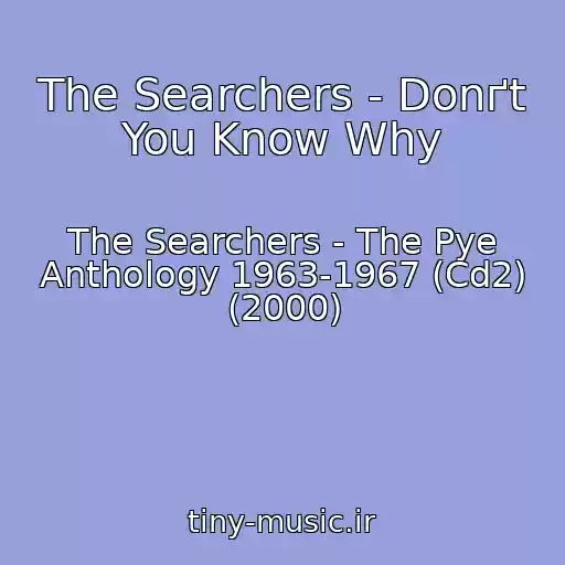 کاور آهنگ The Searchers - Donґt You Know Why از The Searchers - The Pye Anthology 1963-1967 (Cd2) (2000)