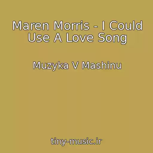 کاور آهنگ Maren Morris - I Could Use A Love Song از Muzyka V Mashinu