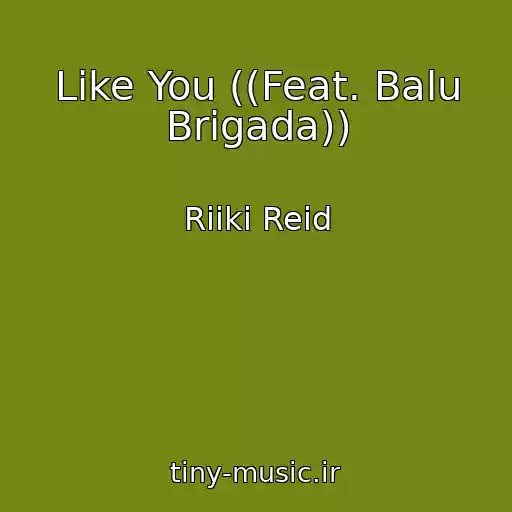 کاور آهنگ Like You ((Feat. Balu Brigada)) از Riiki Reid