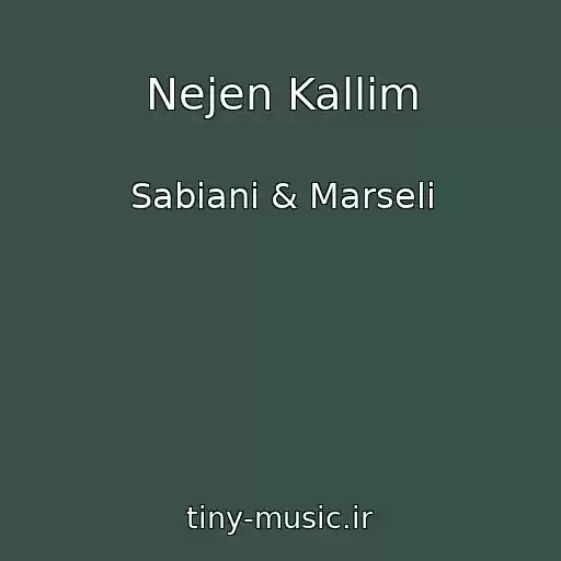 کاور آهنگ Nejen Kallim از Sabiani & Marseli