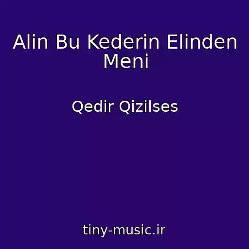 کاور آهنگ Alin Bu Kederin Elinden Meni از Qedir Qizilses
