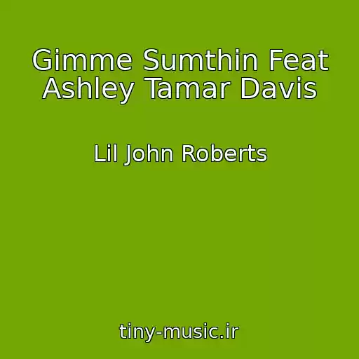 کاور آهنگ Gimme Sumthin Feat Ashley Tamar Davis از Lil John Roberts