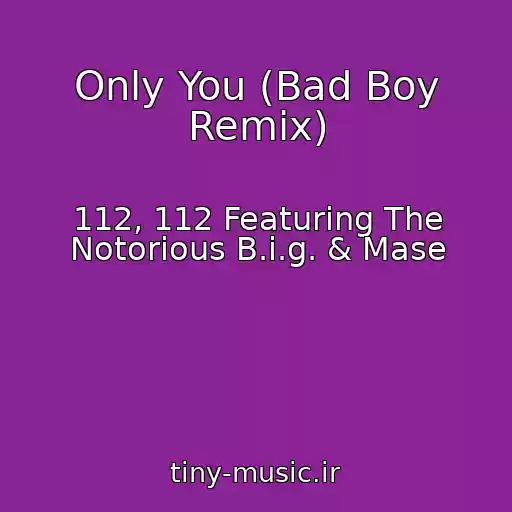 کاور آهنگ Only You (Bad Boy Remix) از 112, 112 Featuring The Notorious B.i.g. & Mase