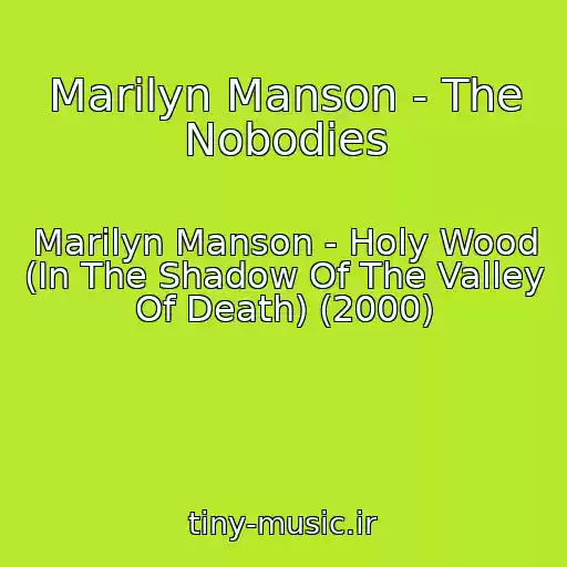 کاور آهنگ Marilyn Manson - The Nobodies از Marilyn Manson - Holy Wood (In The Shadow Of The Valley Of Death) (2000)