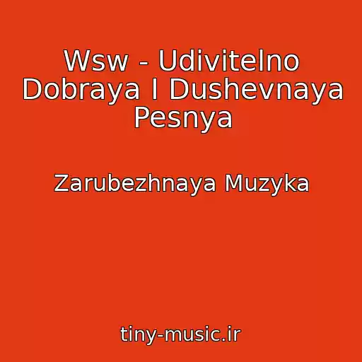 کاور آهنگ Wsw - Udivitelno Dobraya I Dushevnaya Pesnya از Zarubezhnaya Muzyka