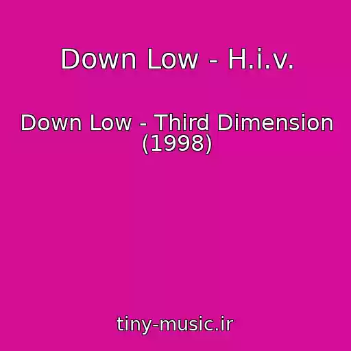 کاور آهنگ Down Low - H.i.v. از Down Low - Third Dimension (1998)