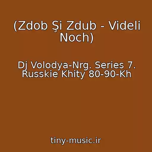 کاور آهنگ (Zdob Şi Zdub - Videli Noch) از Dj Volodya-Nrg. Series 7. Russkie Khity 80-90-Kh