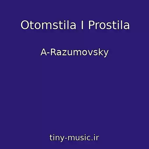 کاور آهنگ Otomstila I Prostila از A-Razumovsky