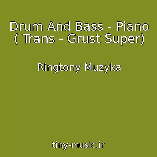 کاور آهنگ Drum And Bass - Piano ( Trans - Grust Super) از Ringtony Muzyka