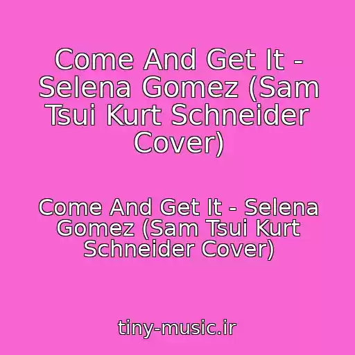 کاور آهنگ Come And Get It - Selena Gomez (Sam Tsui Kurt Schneider Cover) از Come And Get It - Selena Gomez (Sam Tsui Kurt Schneider Cover)