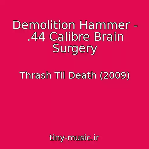 کاور آهنگ Demolition Hammer - .44 Calibre Brain Surgery از Thrash Til Death (2009)
