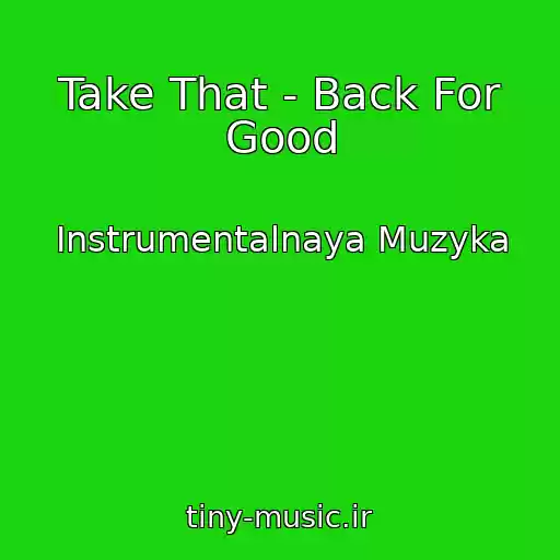 کاور آهنگ Take That - Back For Good از Instrumentalnaya Muzyka