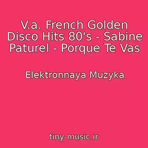 کاور آهنگ V.a. French Golden Disco Hits 80's - Sabine Paturel - Porque Te Vas از Elektronnaya Muzyka