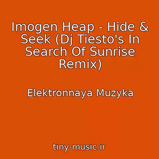 کاور آهنگ Imogen Heap - Hide & Seek (Dj Tiesto's In Search Of Sunrise Remix) از Elektronnaya Muzyka