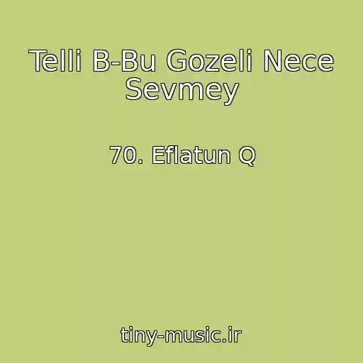 کاور آهنگ Telli B-Bu Gozeli Nece Sevmey از 70. Eflatun Q