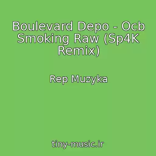 کاور آهنگ Boulevard Depo - Ocb Smoking Raw (Sp4K Remix) از Rep Muzyka