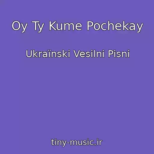 کاور آهنگ Oy Ty Kume Pochekay از Ukraїnskі Vesіlnі Pіsnі