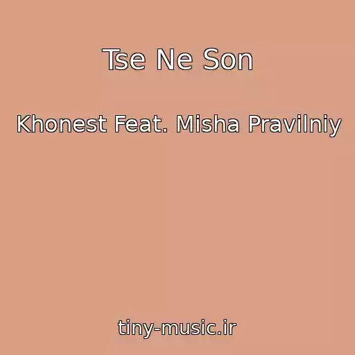 کاور آهنگ Tse Ne Son از Khonest Feat. Mіsha Pravilniy