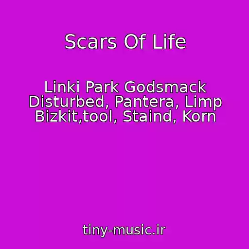 کاور آهنگ Scars Of Life از Linki Park Godsmack Disturbed, Pantera, Limp Bizkit,tool, Staind, Korn