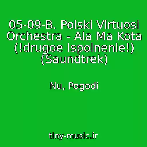 کاور آهنگ 05-09-B. Polski Virtuosi Orchestra - Ala Ma Kota (!drugoe Ispolnenie!) (Saundtrek) از Nu, Pogodi