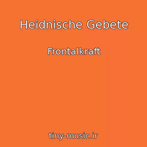 کاور آهنگ Heidnische Gebete از Frontalkraft