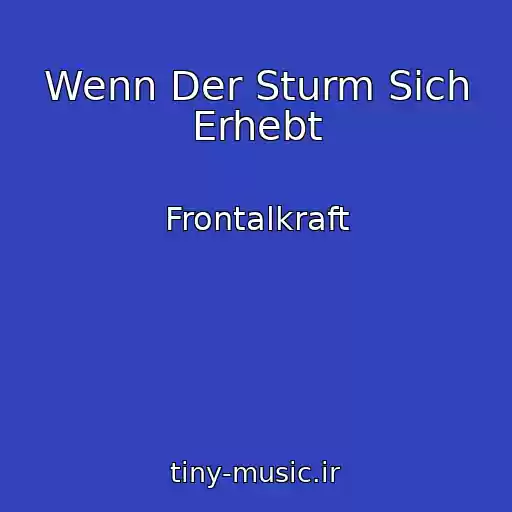 کاور آهنگ Wenn Der Sturm Sich Erhebt از Frontalkraft