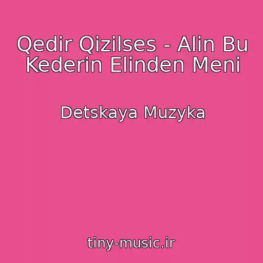 کاور آهنگ Qedir Qizilses - Alin Bu Kederin Elinden Meni از Detskaya Muzyka
