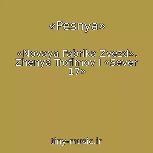 کاور آهنگ «Pesnya» از «Novaya Fabrika Zvezd». Zhenya Trofimov I «Sever 17»