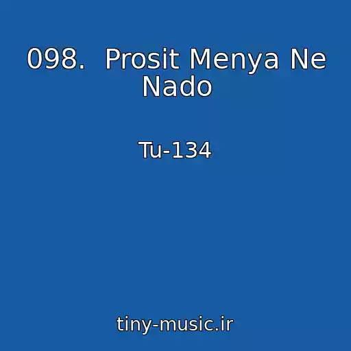 کاور آهنگ 098.  Prosit Menya Ne Nado از Tu-134