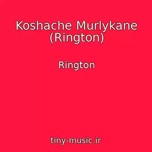 کاور آهنگ Koshache Murlykane (Rington) از Rington